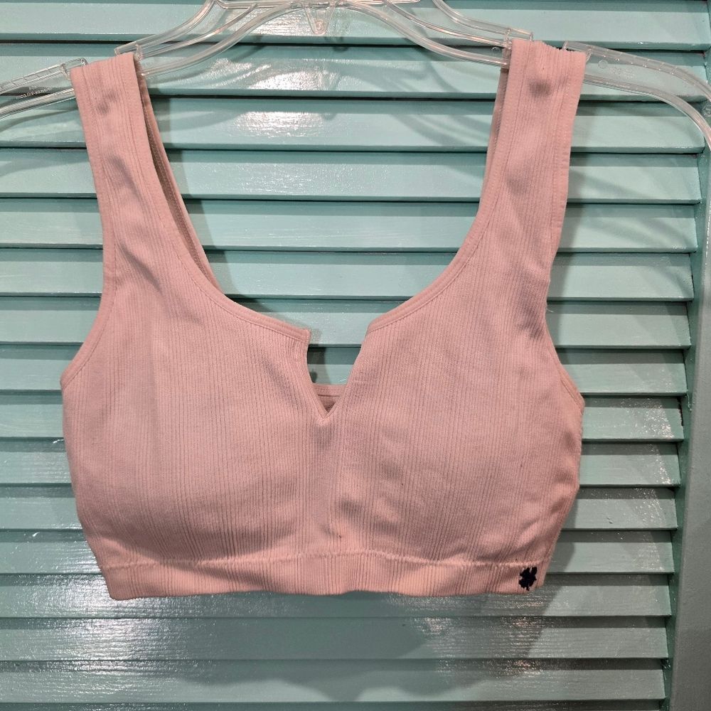 Lucky Brand Cream Sports Bra Intimates, Size M